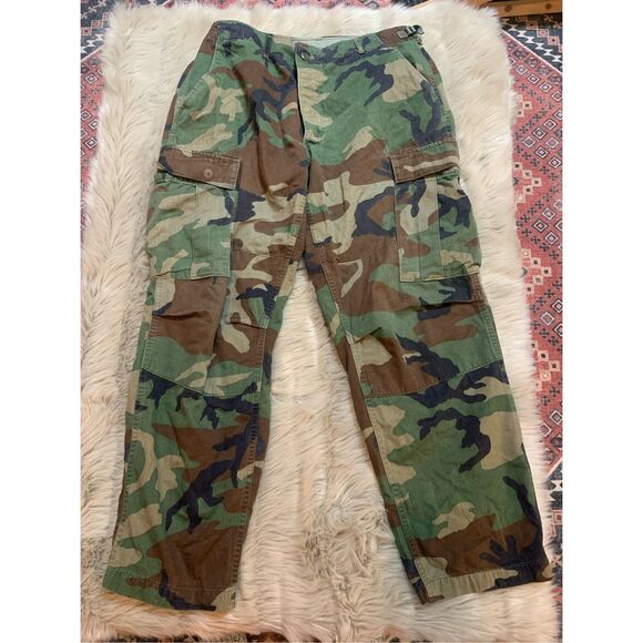 Military Camo Cargo Pants Medium Short - Picture 1 of 8